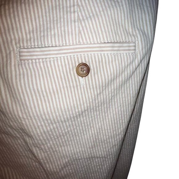 LL Bean womens size 8 striped cottagecore relaxed vintage Cottagecore ankle pant - Picture 7 of 7